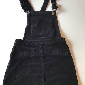 Black Overall Dress